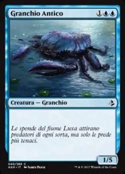 MTG Magic AKH Amonkhet - 1x ITA EX 040 C Granchio Antico - Image 1