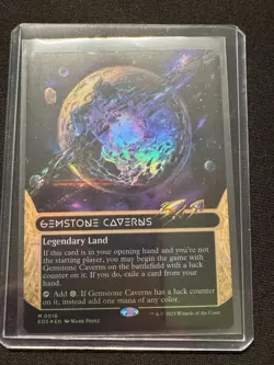 Gemstone caverns (Borderless) (FOIL) - NM - MTG FINAL FANTASY - Image 1