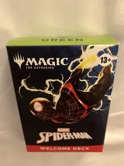 SDCC 2025 Hasbro Marvel MTG GREEN Spider-Man Welcome Deck Brand New IN HAND - Image 2
