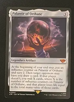 MTG Palantir of Orthanc LTR NM M 247 Legendary Artifact LOTR Magic - Image 1