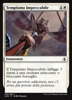 MTG Magic AKH Amonkhet - 1x ITA EX 018 C Tempismo Impeccabile - Image 1