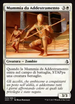 MTG Magic AKH Amonkhet - 1x ITA EX 029 C Mummia da Addestramento - Image 1