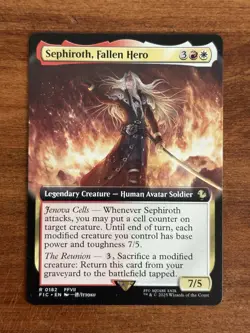 1 x Sephiroth, Fallen Hero - Commander: Final Fantasy - NM-Mint - MTG - Image 1