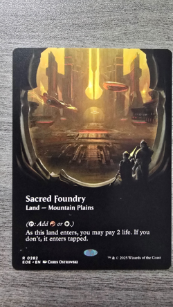 Sacred Foundry (Rare Borderless) #282 Edge of Eternities MTG NM - Image 1