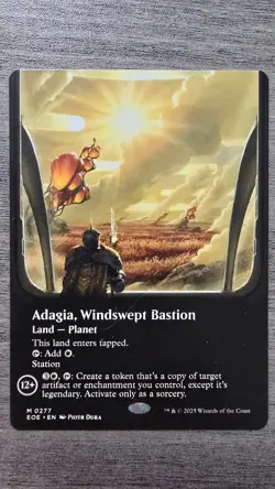 Adagia, Windswept Bastion (Mythic Borderless) #277 Edge of Eternities MTG NM - Image 1