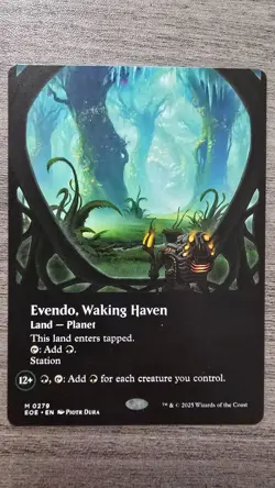 Evendo, Waking Haven (Mythic Rare Borderless) #279 Edge of Eternities MTG NM - Image 1