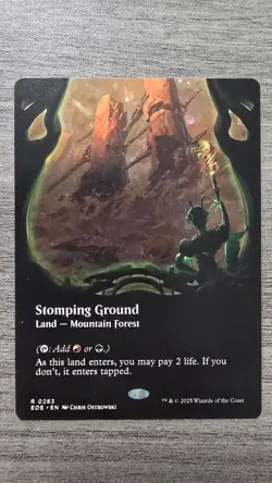 Stomping Ground (Rare Borderless) #283 Edge of Eternities MTG NM - Image 1