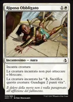 MTG Magic AKH Amonkhet - 1x ITA EX 009 C Riposto Obbligato - Image 1