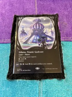 Uthros, Titanic Godcore - Borderless MtG Magic Edge of Eternities #0285 NM / MNT - Image 3