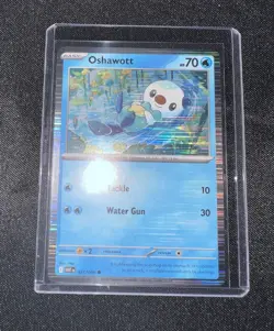 Pokemon White Flare 021/086 Oshawott Holo Poster Collection Promo - Image 1
