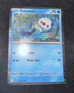 Pokemon White Flare 021/086 Oshawott Holo Poster Collection Promo - Image 2