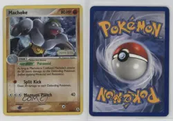 Machoke Reverse Foil Pokemon EX Legend Maker #39 2006 12gr - Image 3