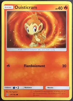 CARTE POKEMON Ouisticram Ultra-Prisme 20/156 Excellent etat, jamais jouee - Image 1
