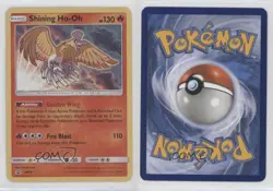 Shining Ho-Oh Holo Pokemon Sun & Moon Black Star Promo #SM70 7e6 - Image 3