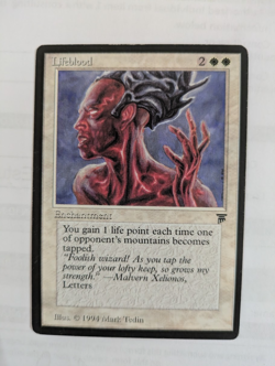 Lifeblood Legends MTG Lightly played Free shipping with tracking - Image 1