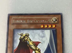 Yugioh Elemental Hero Captain Gold DP06-EN004 Rare - 1st Edition NM FREE SH - Image 2