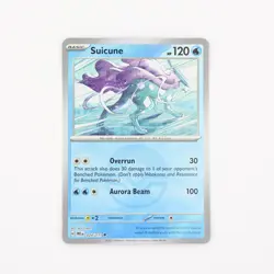 Suicune 024/131 NM Poke Ball Pokemon Card 2025 Prismatic Evolutions Rare TCG Car - Image 1