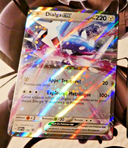 Pokemon Francais Card Holo Carte Dialga EX SVP 180 Promo FR Mint 2025 - Image 1