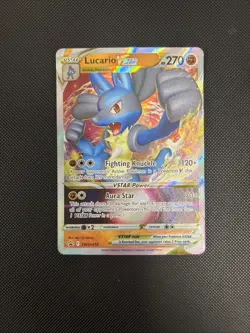 Lucario VSTAR SWSH214 Sword & Shield Promo Card NM Holo English Edition - Image 1