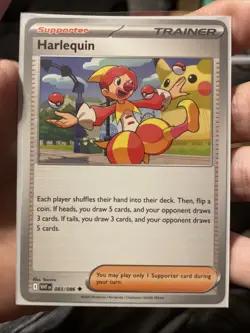 Pokemon TCG - Harlequin Trainer Card White Flare Set NM Condition - Image 2