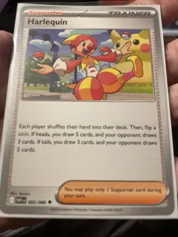 Pokemon TCG - Harlequin Trainer Card White Flare Set NM Condition - Image 3