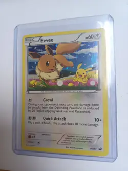 Pokemon Eevee TCG Black Star Promo Card BW97 Near Mint Condition - Image 1