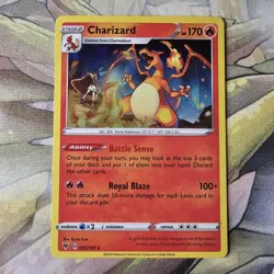 Charizard 025/185 Shattered Holo Cracked Ice Vivid Voltage Theme Deck Card - Image 2