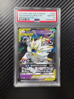 PSA10 Pokemon Card Game Solgaleo Lunala RR Dream League - Image 1