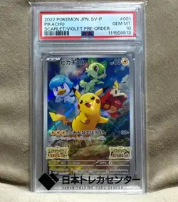 Pokemon Card Pikachu Scarlet Violet Everyone s Adventure PSA10 - Image 1