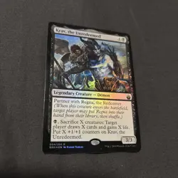 MtG Krav the Unredeemed Foil Prerelease LP ships immediately - Image 1