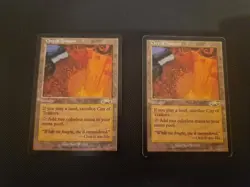 City of Traitors - Mirage - Light Play - MTG Reserved List - Vintage Legacy Land - Image 1