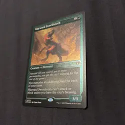 MTG Wayward Swordtooth #0576 Foil Etched Rare Commander Masters (CMM) - Image 2