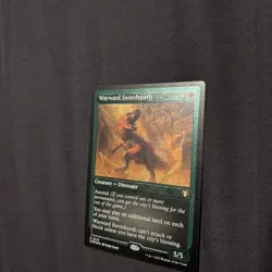 MTG Wayward Swordtooth #0576 Foil Etched Rare Commander Masters (CMM) - Image 3