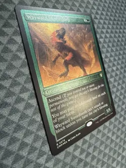 MTG Wayward Swordtooth #0576 Foil Etched Rare Commander Masters (CMM) - Image 2