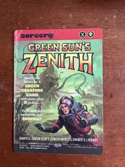 Green Sun's Zenith (Mythic Showcase) #127 Edge of Eternities SPG MTG NM - Image 1