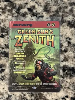 Green Sun's Zenith (Mythic Showcase) #127 Edge of Eternities SPG MTG NM - Image 1