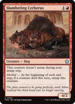 MTG Slumbering Cerberus - Image 1