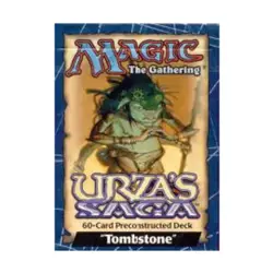 WOTC MTG Theme Decks Urza Block Urza's Saga - Tombstone SW (EX/New) - Image 1