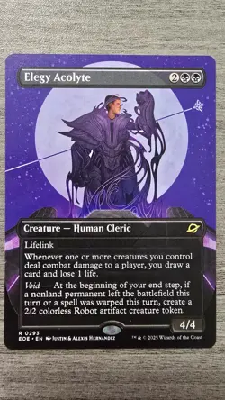 Elegy Acolyte (Rare Borderless) #293 Edge of Eternities MTG NM - Image 1