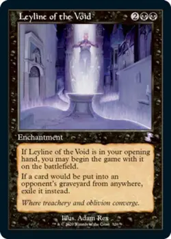 1x Leyline of the Void NM-Mint, English Time Spiral Remastered MTG Magic - Image 1