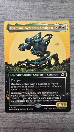 Dyadrine, Synthesis Amalgam (Rare Borderless) #298 Edge of Eternities MTG NM - Image 1