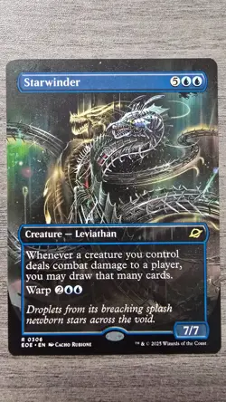 Starwinder (Rare Borderless) #306 Edge of Eternities MTG NM - Image 1