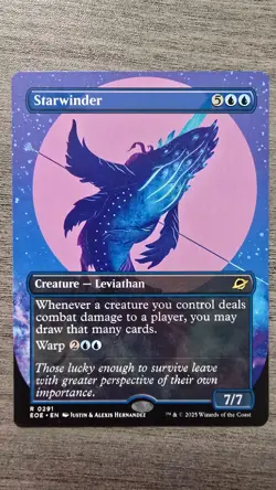 Starwinder (Rare Borderless) #291 Edge of Eternities MTG NM - Image 1