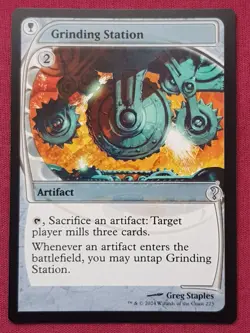 Magic The Gathering MYSTERY BOOSTER 2 MB2 GRINDING STATION artifact card MTG - Image 1