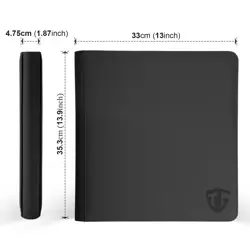 12 Pocket Trading Card Binder for 720 Cards | Compatible with YuGiOh MTG - Image 5