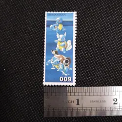 Blastoise No.009 Pokemon Stamp Rare Shogakukan Japanese Nintendo From Japan - Image 3