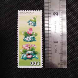 Venusaur No.003 Pokemon Stamp Rare Shogakukan Japanese Nintendo From Japan - Image 2