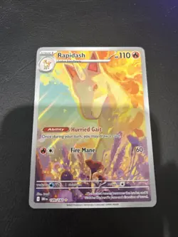 Rapidash 189/182 Illustration Rare (IR) - Pokemon Destined Rivals NM - Image 1