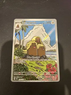 Alolan Dugtrio - 208/191 - Pokemon Surging Sparks Illustration Rare NM - Image 1