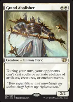 1x Grand Abolisher Light Play, English Commander 2014 MTG Magic - Image 1